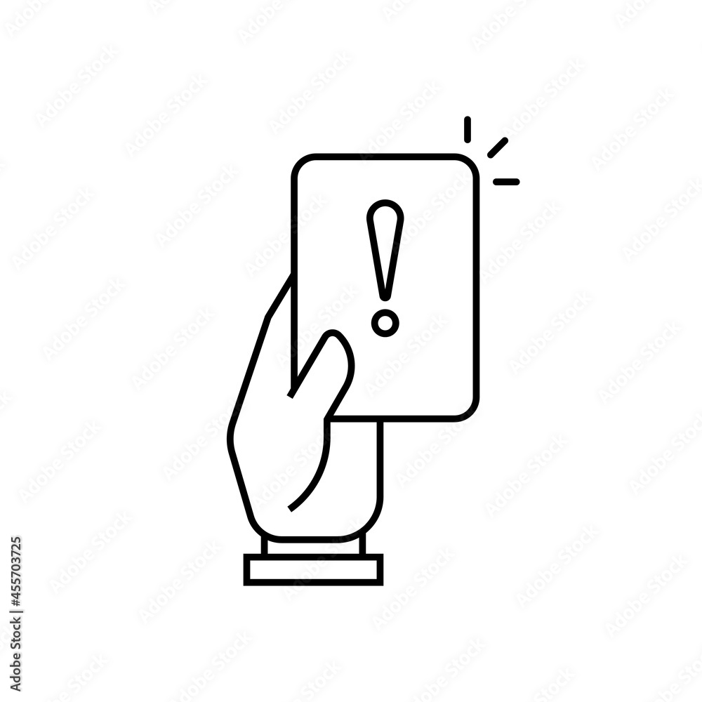 Notice, penalty, sanction icon. Notice, penalty, sanction icon.