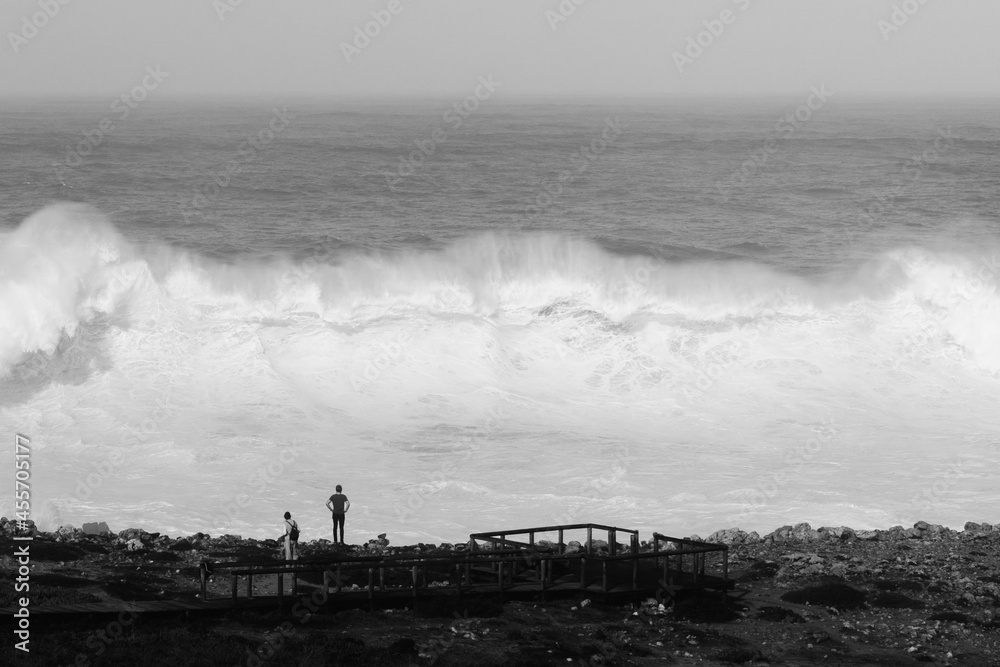 Fototapeta premium Big waves breaking