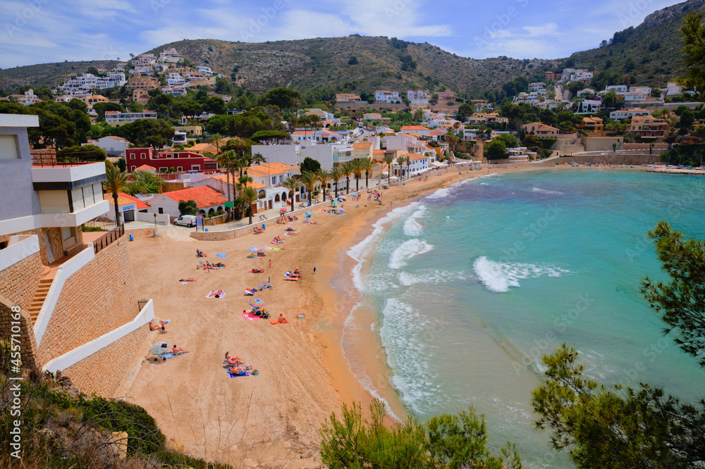 El Portet Spain near Moraira beautiful Spanish village with beach on the Costa Blanca
