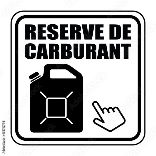 Logo réserve de carburant.