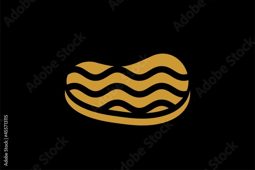 Steak meat logo design vector. Food logo design for the restaurant business.