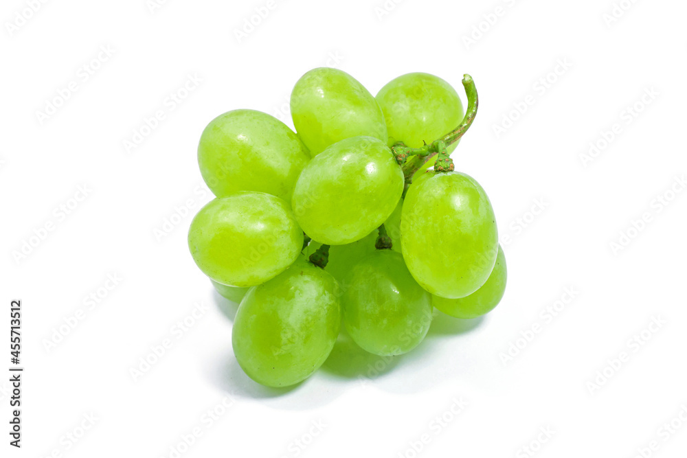 Fresh green grape isolated on white background. Fresh green grape isolated on white background.