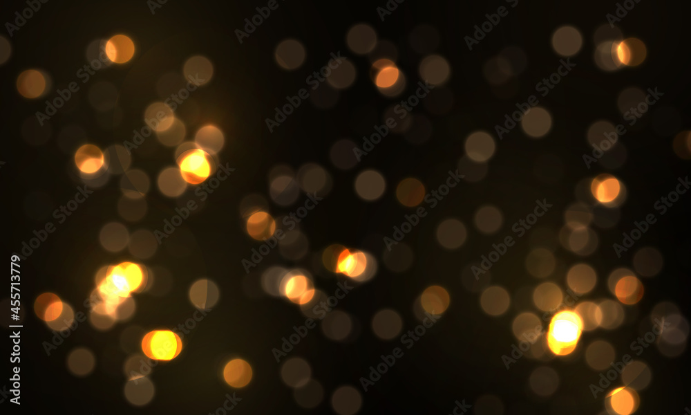 Light abstract glowing bokeh lights, magical dust.