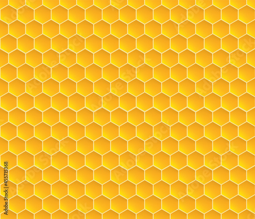 Honeycomb pattern vector design background