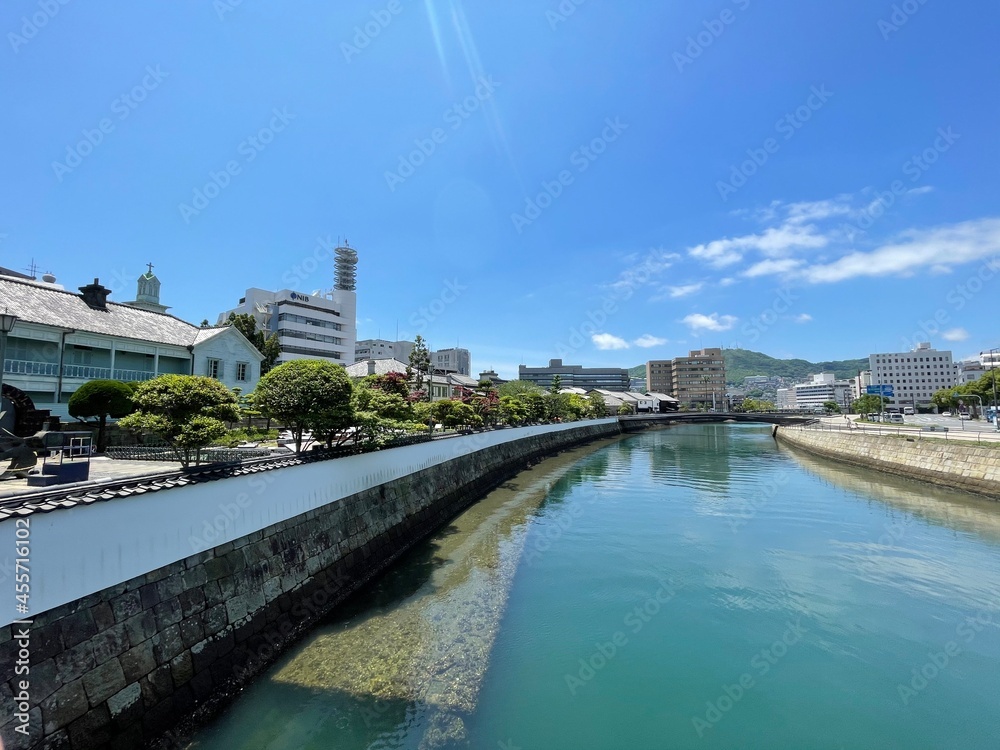 Obraz premium river seine city