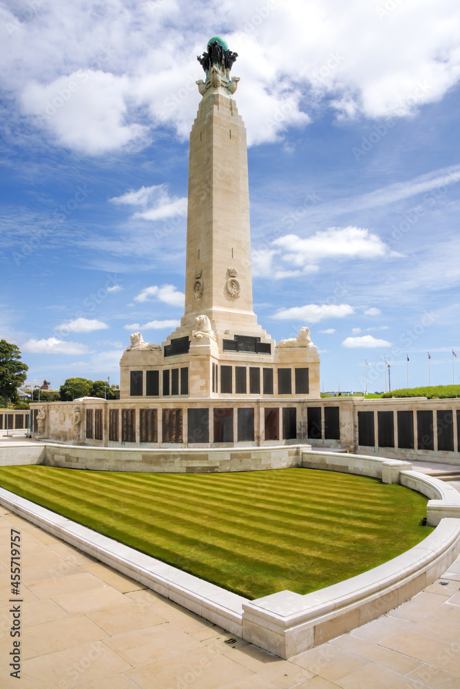 War Memorial at Plymouth Hoe, Devon, England, UK