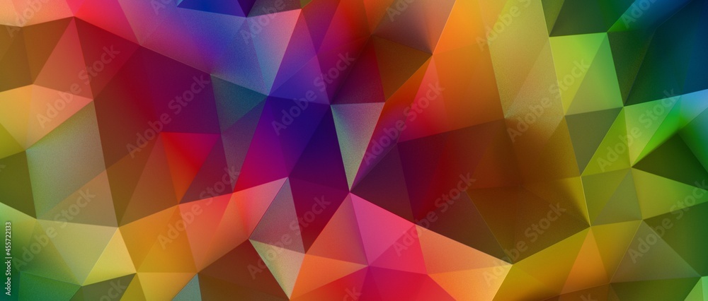 Low poly triangle posters, modern concept Low poly triangle posters, modern concept