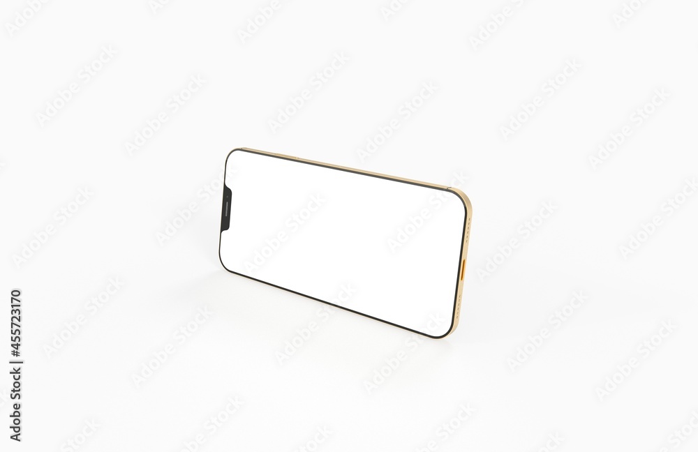 phone 3d illustration mockup smartphone.dark 3d