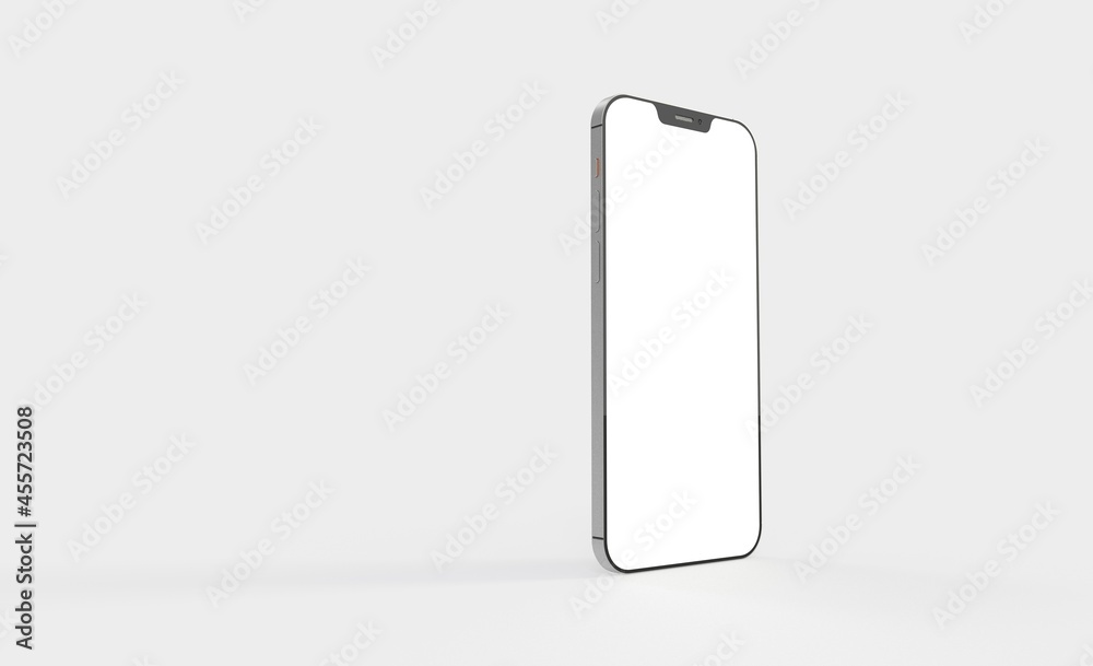 phone 3d illustration mockup smartphone isolated. phone 3d illustration mockup smartphone isolated.