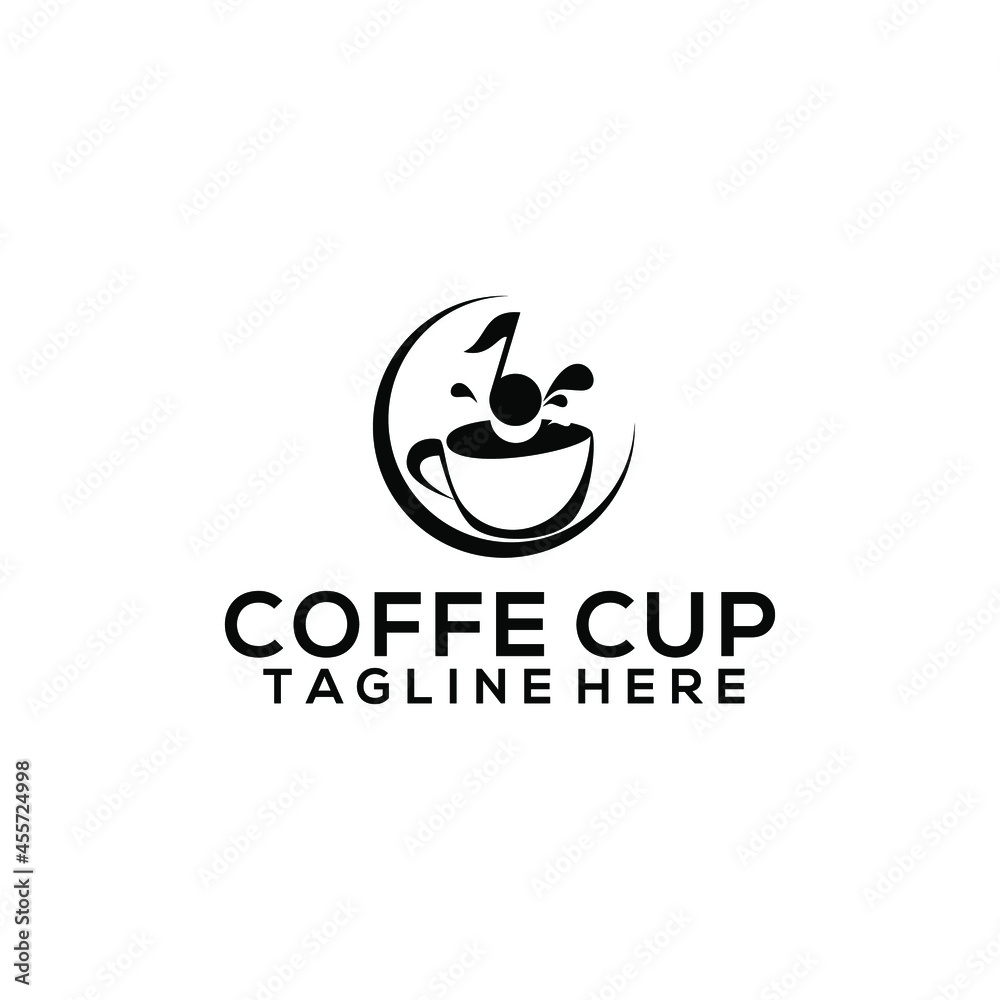 Coffee cup logo template for coffee cafe and restaurant. Business coffee logo concept vector Coffee cup logo template for coffee cafe and restaurant. Business coffee logo concept vector