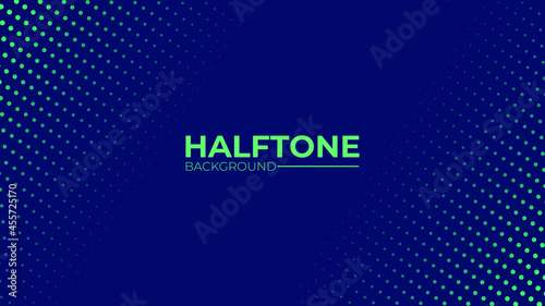 New abstract green halftone background 