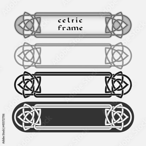 traditional celtic ornament frame