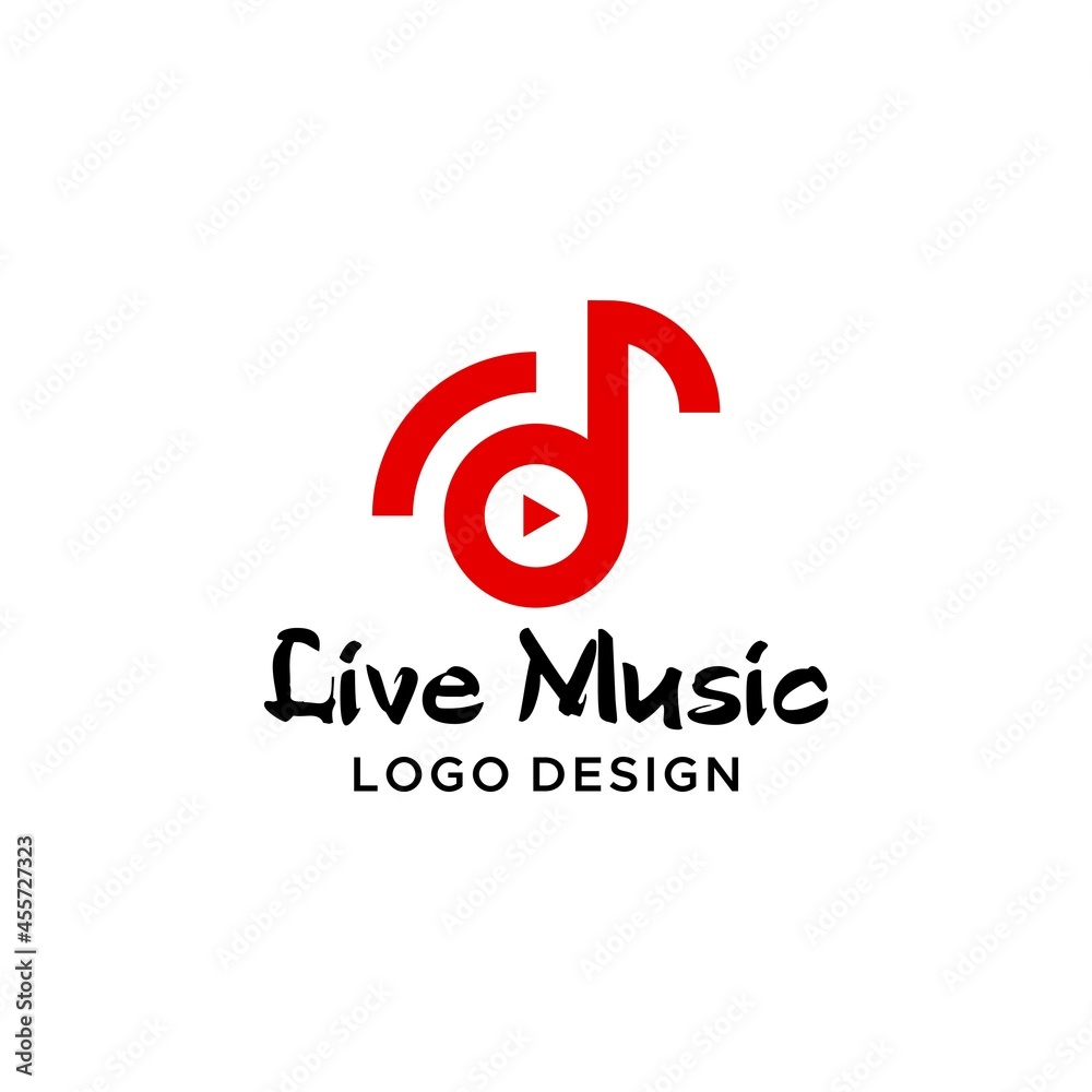 Sophisticated and simple logo about musical notes and wireless.
EPS 10, Vector.