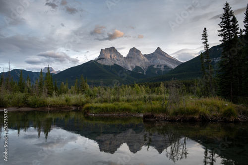 Three Sisters mountain in Kananaskis Country