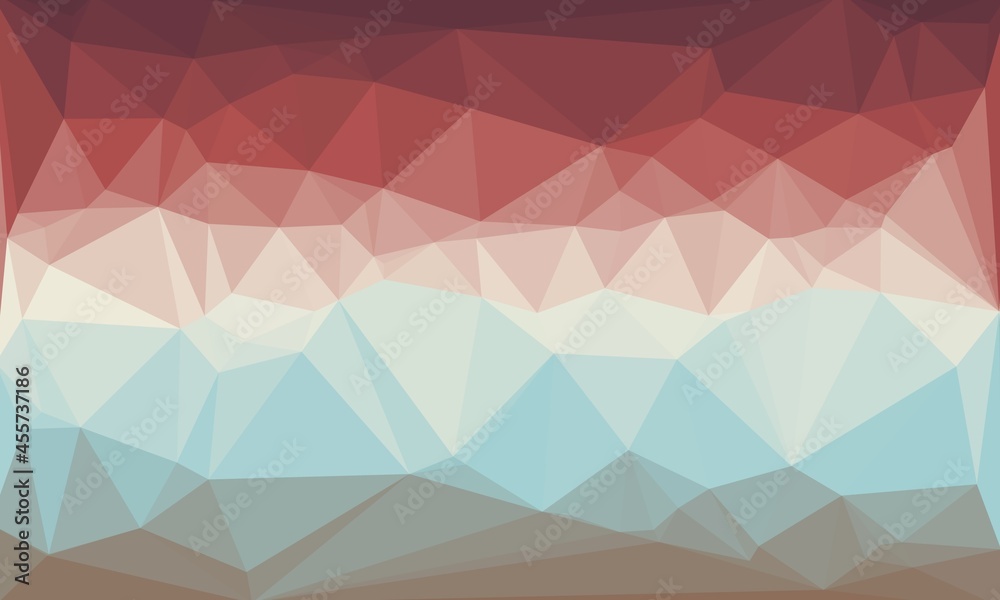 Obraz premium vibrant minimal multicolored polygonal background