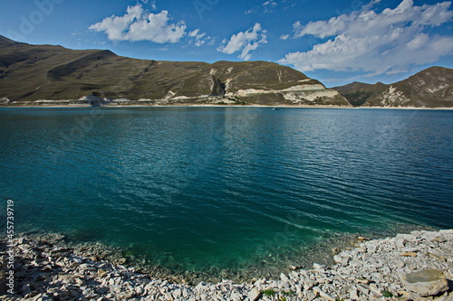 The alpine lake Kezenoy-Am is the largest lake in the Caucasus.
