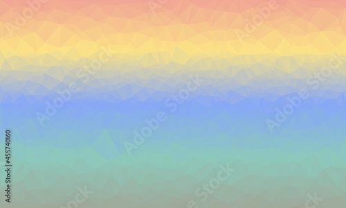 vibrant minimal multicolored polygonal background