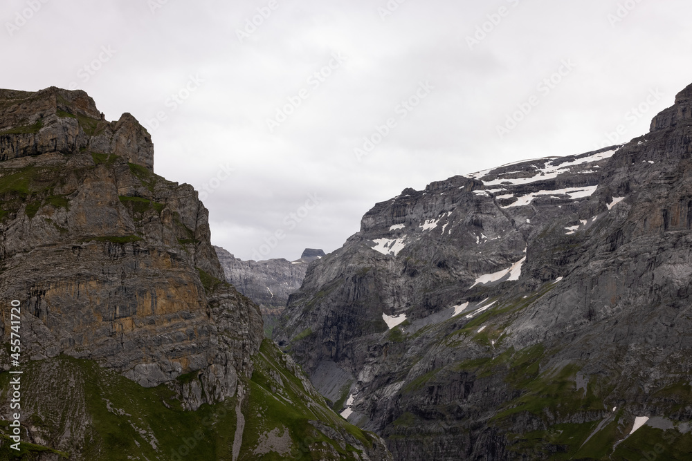 Amazing hiking day in the hearth of Switzerland. Wonderful scenery while climbing the summit and watching over the alps. Epic landscape.