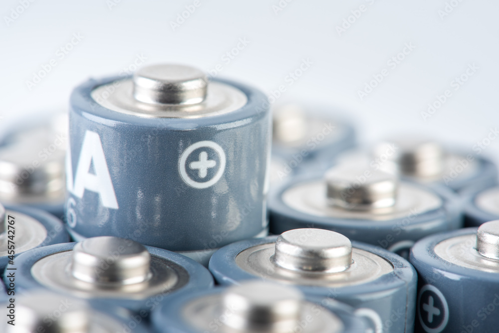 Set of alkaline battery size AA Set of alkaline battery size AA