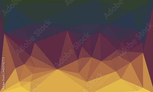 vibrant abstract multicolored background with poly pattern