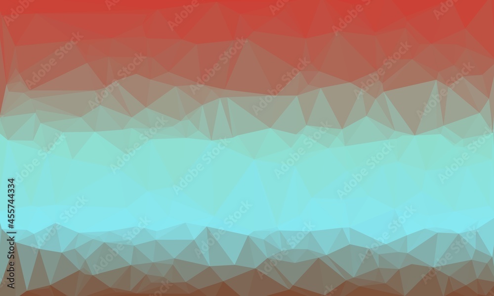 Obraz premium vibrant creative prismatic background with polygonal pattern