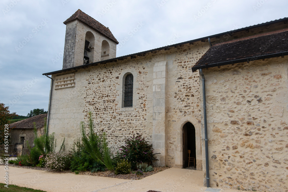 Eglise, Saint Jean d'Estissac, 24, Dordogne, Périgord