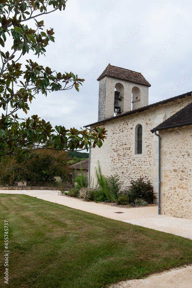 Eglise, Saint Jean d'Estissac, 24, Dordogne, Périgord