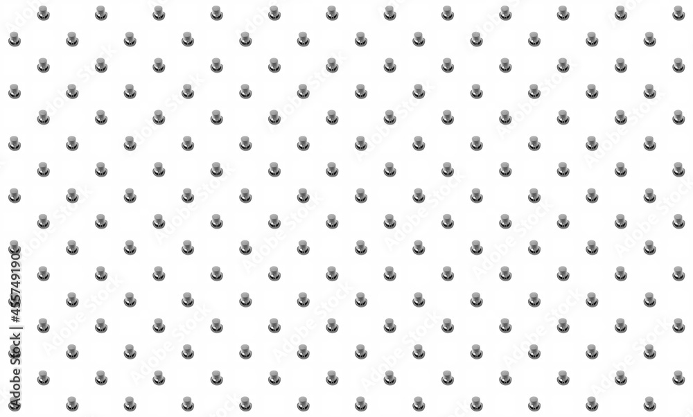 bowler icon st patricks day pattern tinted on isolated background