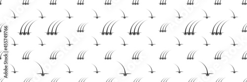 Hair Icon Seamless Pattern M_2109001