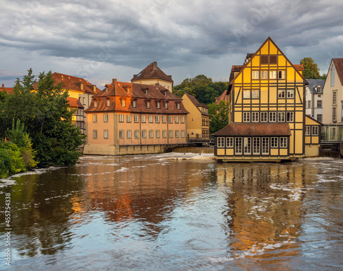 The stunning old city center of Bamberg, Upper Franconia, Germany. One of Germany's most beautiful towns and a UNESCO World heritage site
