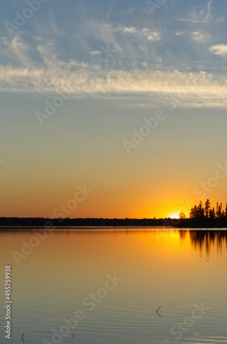 Colourful Sunset at Astotin Lake, Elk Island National Park © RiMa Photography