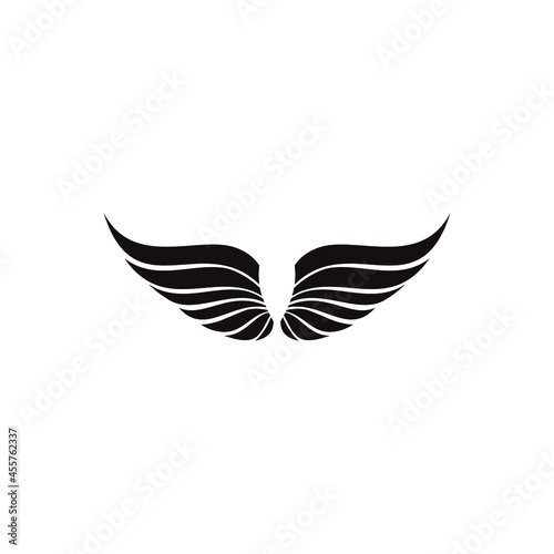 Angel wings icon vector. fly illustration sign collection. pilot symbol. wings logo.