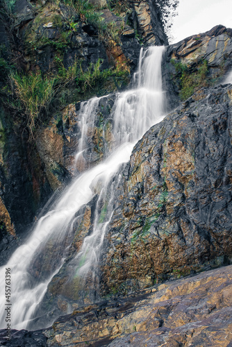 waterfall in the mountains