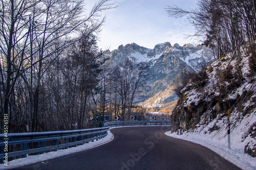 winter road in the mountains © Mariano