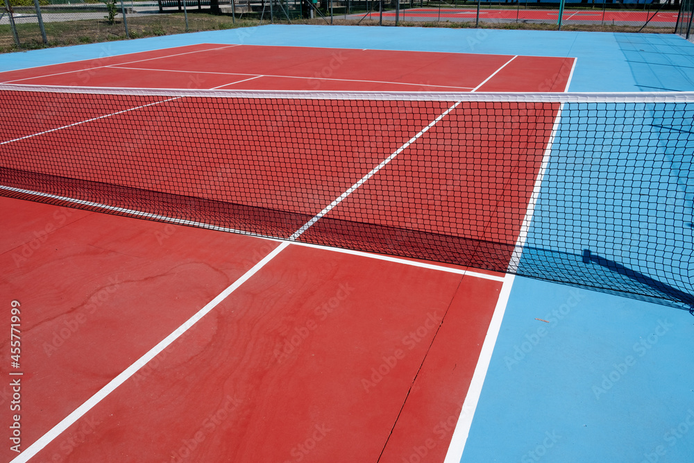 Fototapeta premium Net on a tennis court