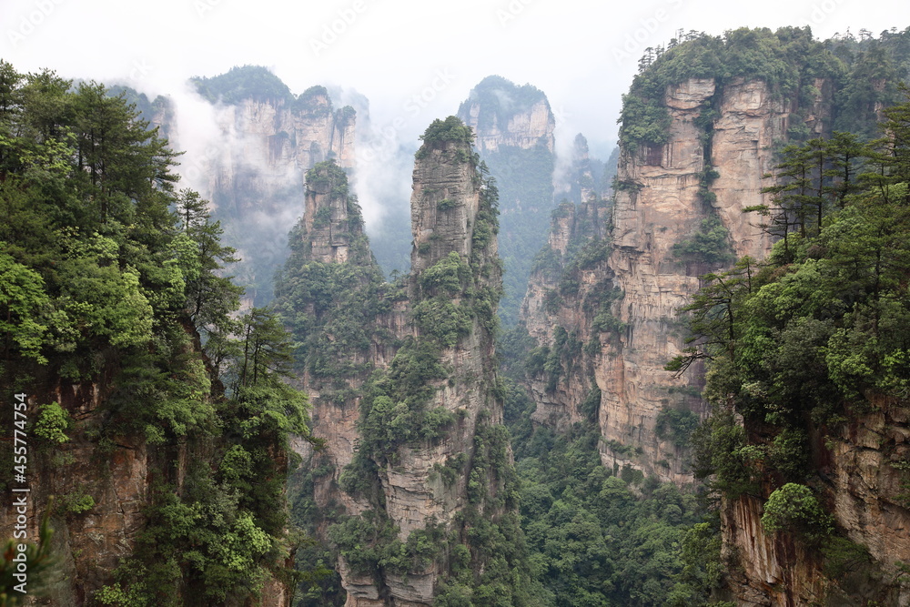 View of Wulingyuan, Hunan Province, China