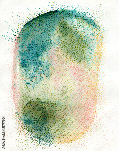 Green and pink abstract background