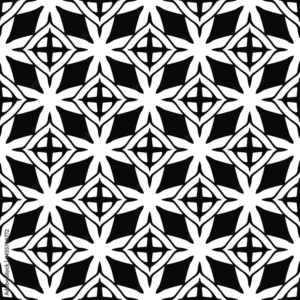 floral seamless pattern background.Geometric ornament for wallpapers and backgrounds. Black pattern.
floral seamless pattern background.Geometric ornament for wallpapers and backgrounds. Black pattern.