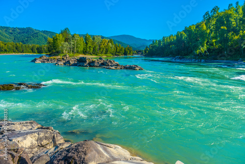 rapids on the river Katun