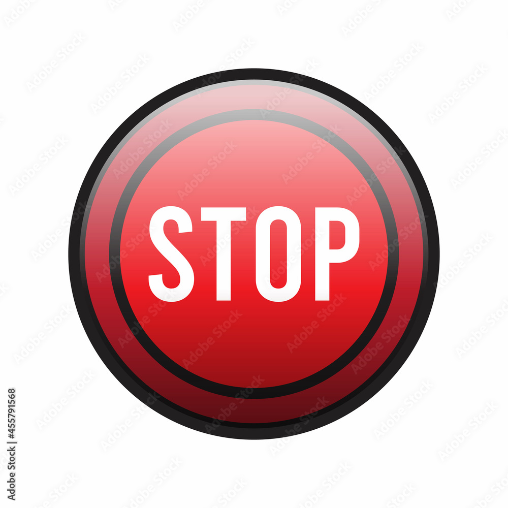 stop button red clipart illustration stop button red clipart illustration