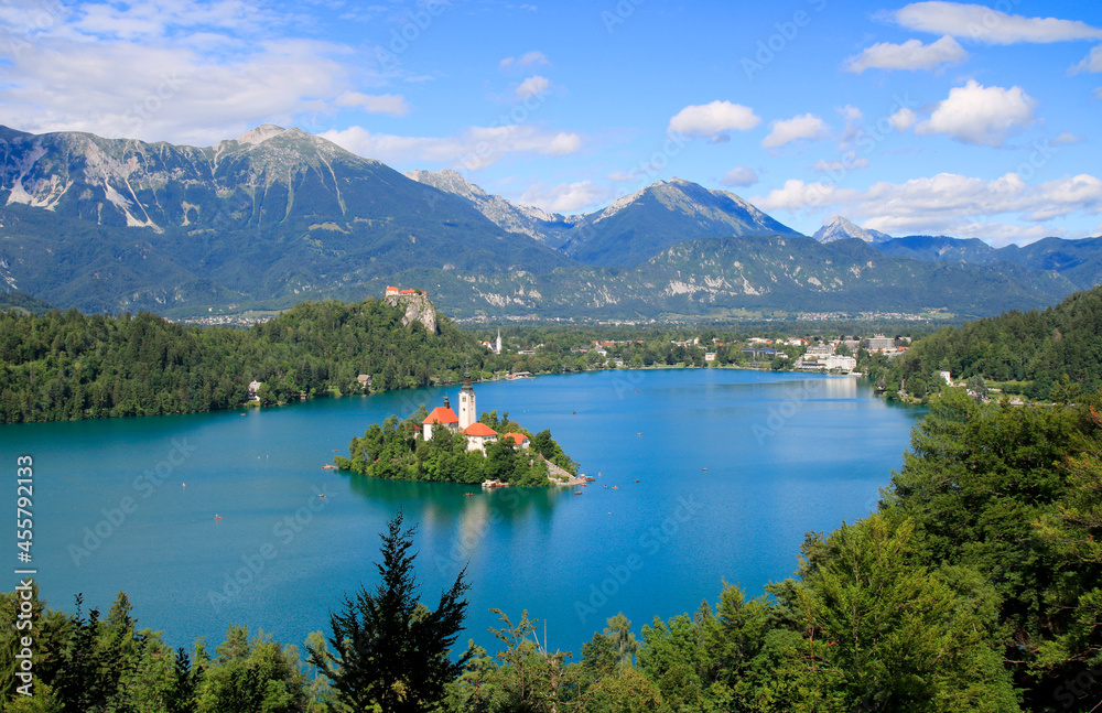 Lake Bled, Julian Alps, Slovenia