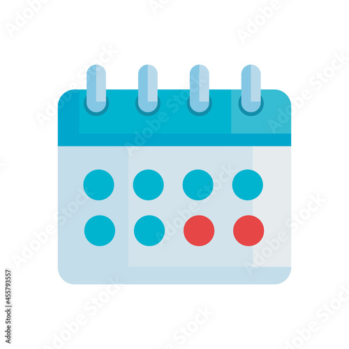 blue month calendar