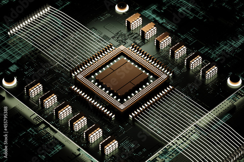 Circuit motherboard photo