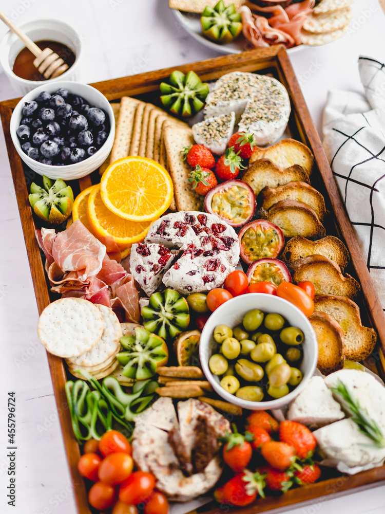 Cheese Board Flatlay Cheese Board Flatlay