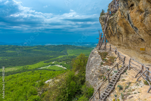 Monastery of Chelter Marmara in Mount Chelter Kaya, Crimea,