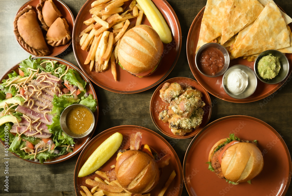 Food, Top View plated Comfort food Cuisine Food, Top View plated Comfort food Cuisine