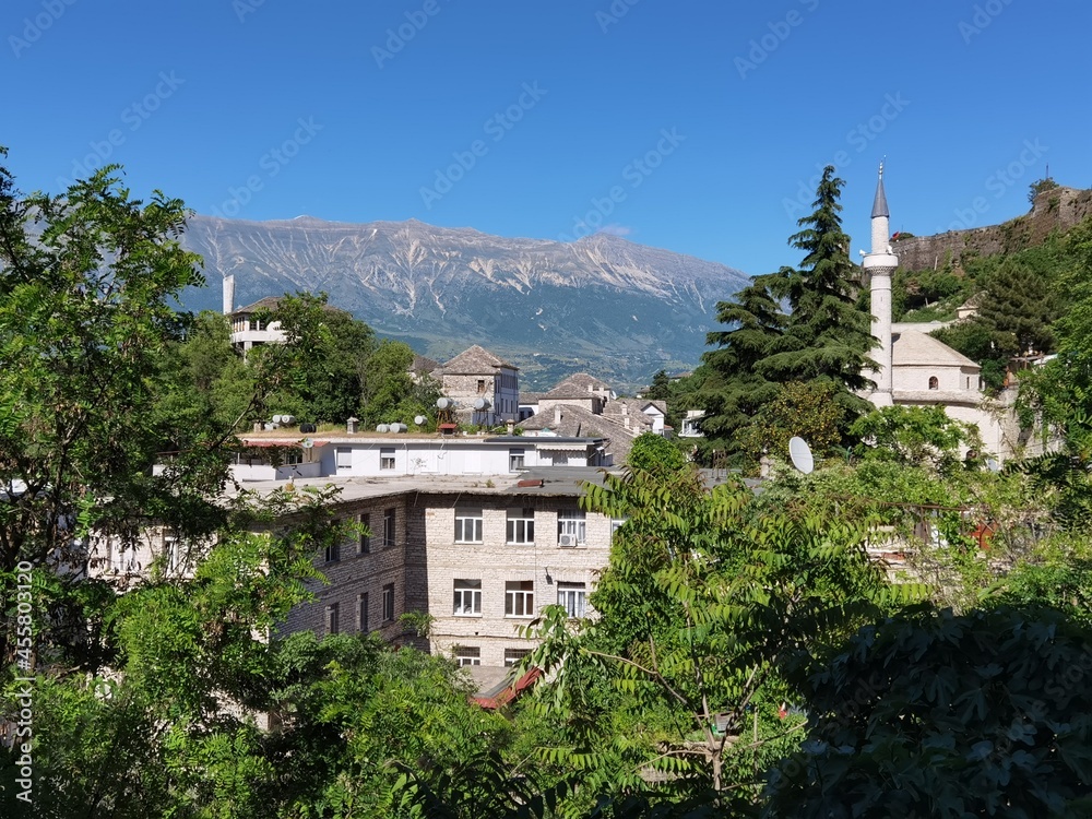 Obraz premium small old town in albania