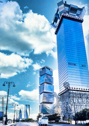 Azerbaijan, Baku cloudly city