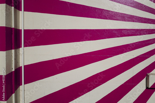 Wallpaper Mural Pink and white painted wall Torontodigital.ca