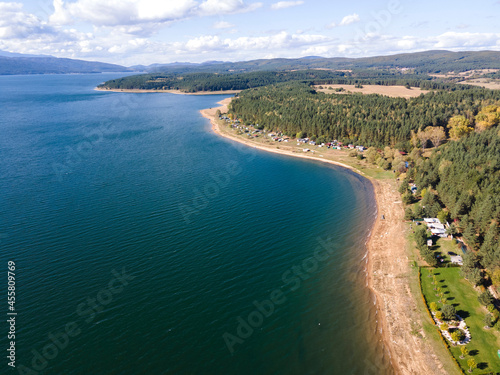 Aerial view of Iskar Reservoir near city of Sofia, Bulgaria © Stoyan Haytov